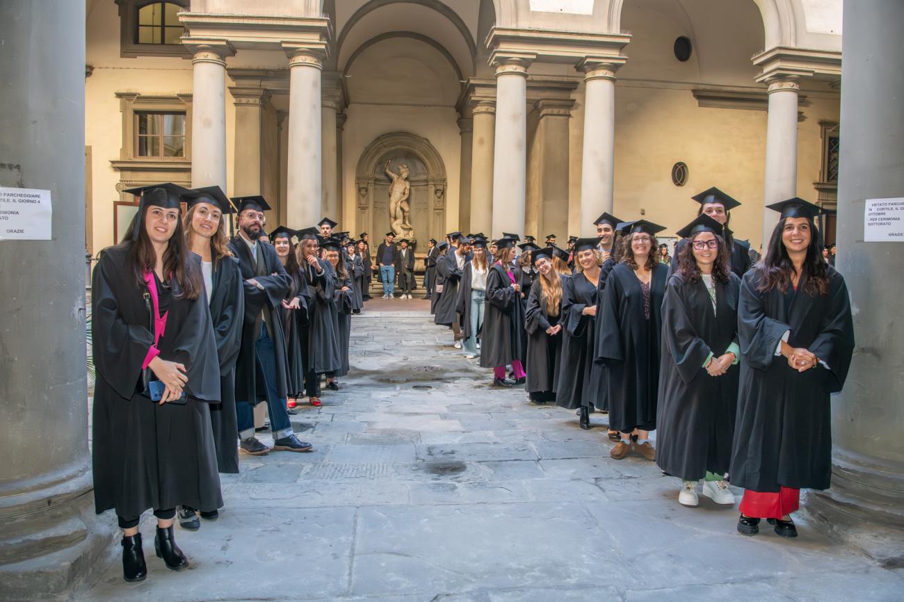 Preparazione del corteo a Palazzo Nonfinito