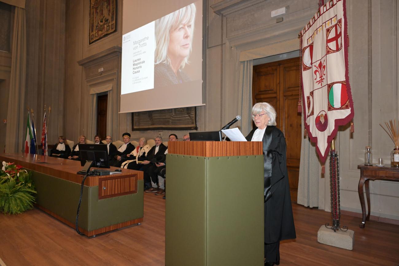 La lectio magistralis di Margarethe von Trotta