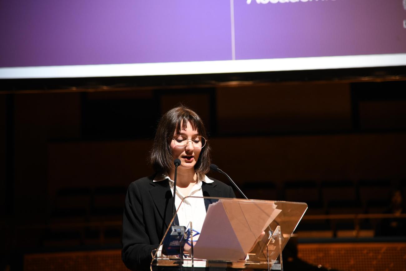 Gaia Moretti, rappresentante degli studenti