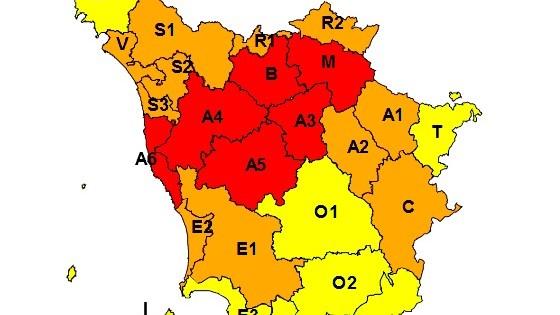 Allerta meteo 14 marzo 2025